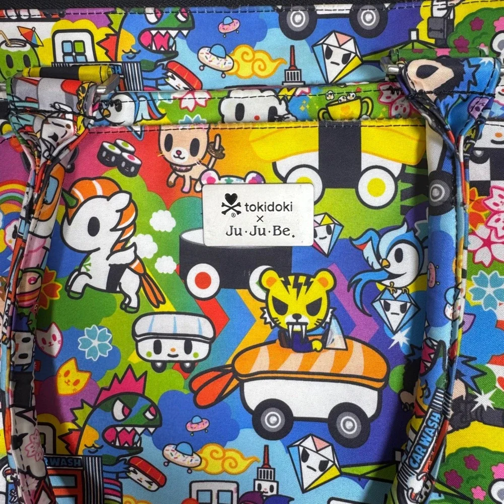 Tokidoki x Ju-Ju-Be Be Classy Sushi Cars Tote Satchel Diaper Bag Purse Kawaii - Picture 8 of 12